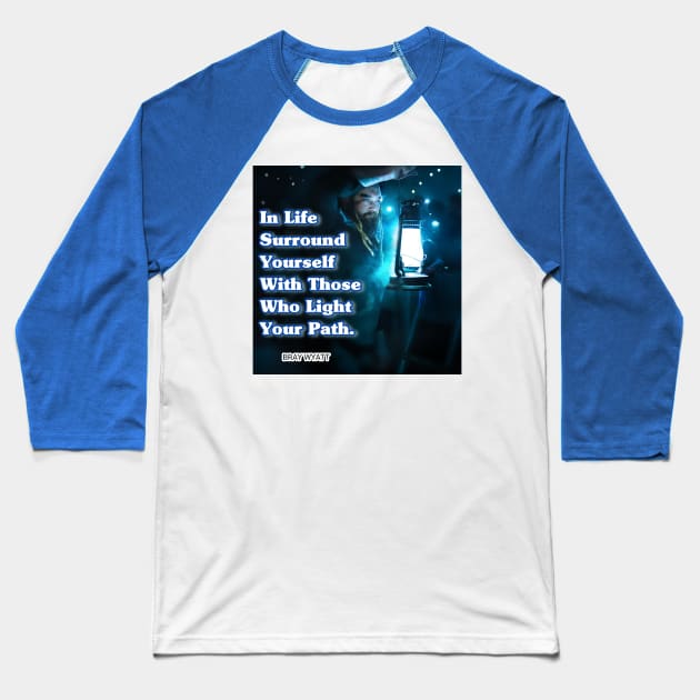 BRAY WYATT Baseball T-Shirt by Light Up Glow 